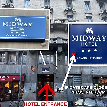 Hotel Midway Mailand Exterior foto